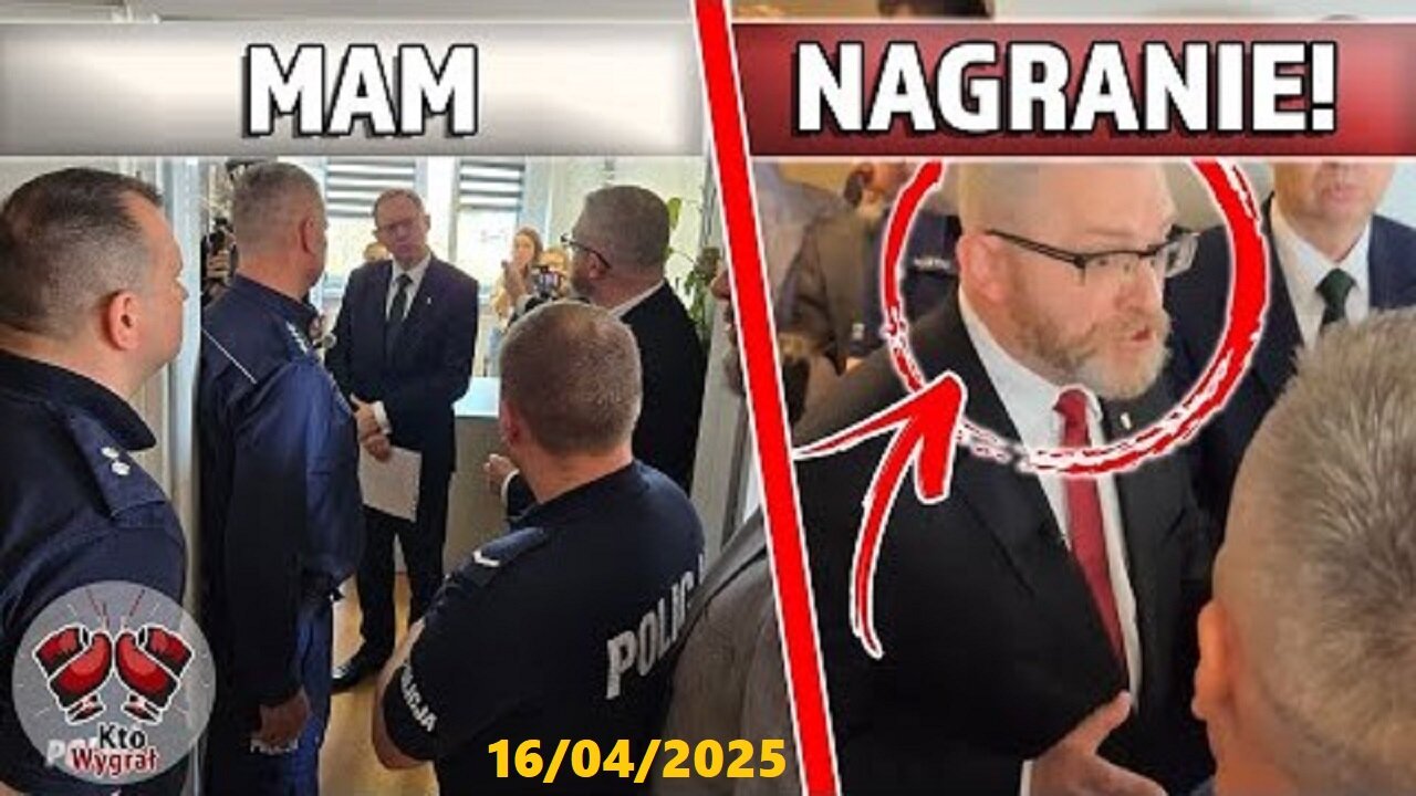 Grzegorz Braun przeprowadził interwencję poselską w szpitalu w Oleśnicy (16.04.2025)