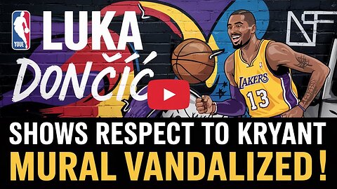 Luka Dončić Shows RESPECT to Kobe Bryant After Mural Vandalized!