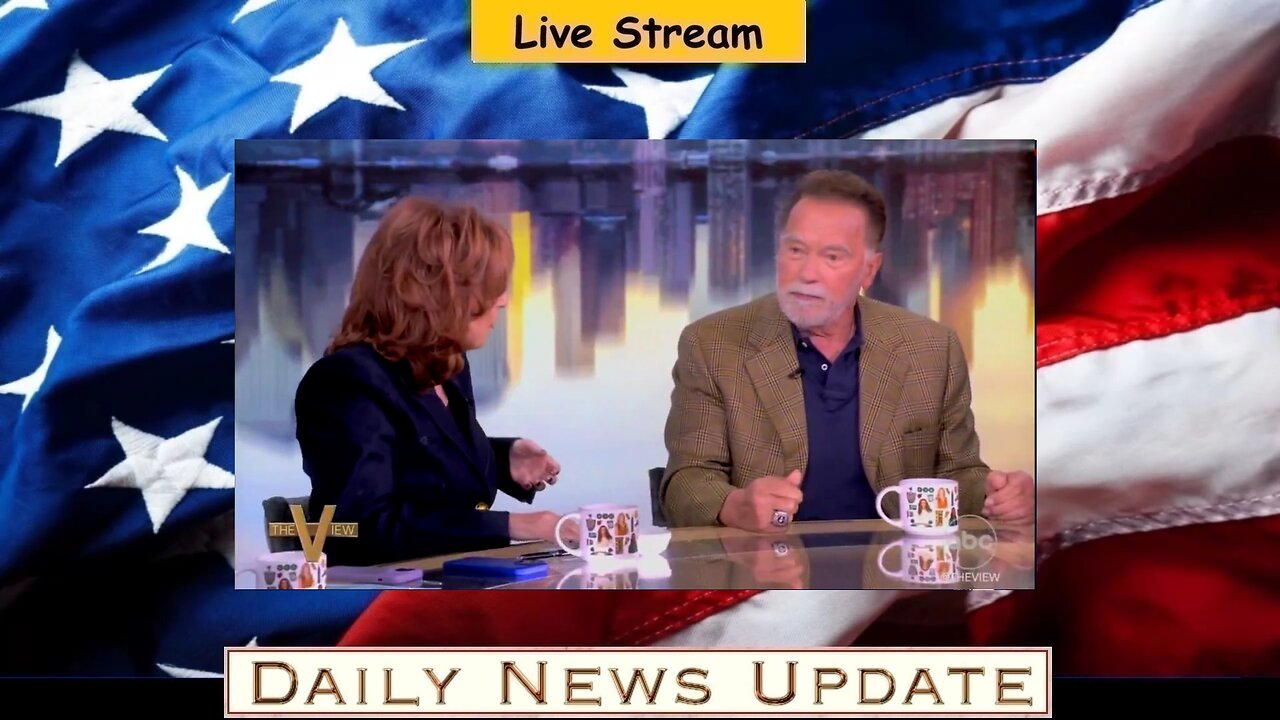 x382a: TrendingPolitics - Arnold Schwarzenegger Refuses To Take 'The Views' Hosts' Bait On ICE Raids