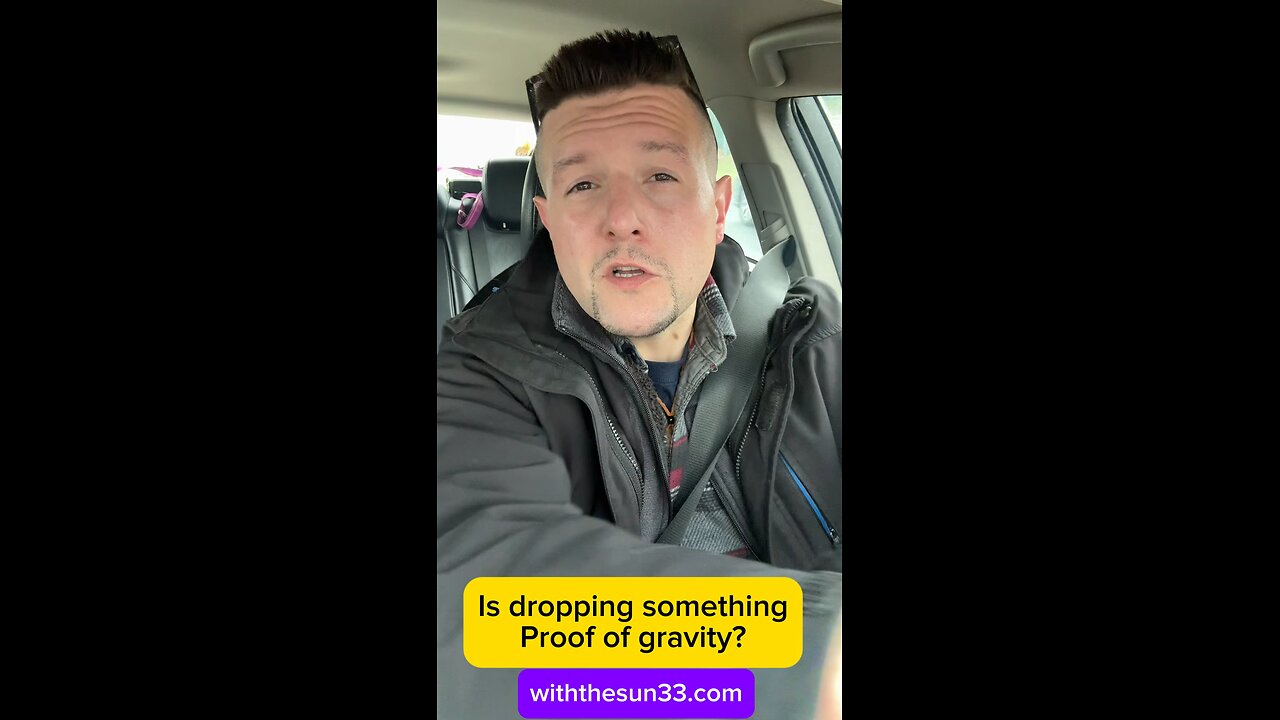 Why something falling is not proof of gravity