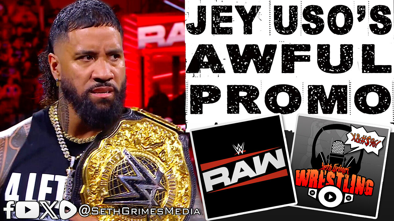 Yeet Boy Jey Uso's HORRIBLE Promo on WWE Raw