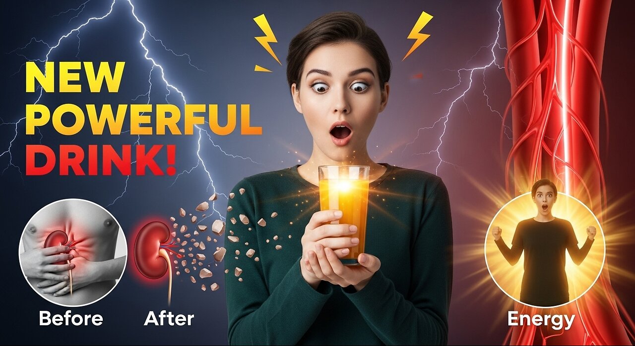 New Extra Powerful Drink for Kidney Stones & Better Circulation