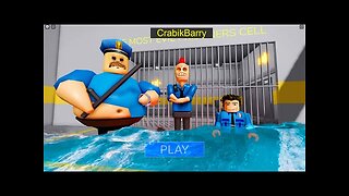 WATER MODE! UPDATE BARRY'S PRISON RUN! And BECOME SIREN COP, POLICE PLAYER #Obby