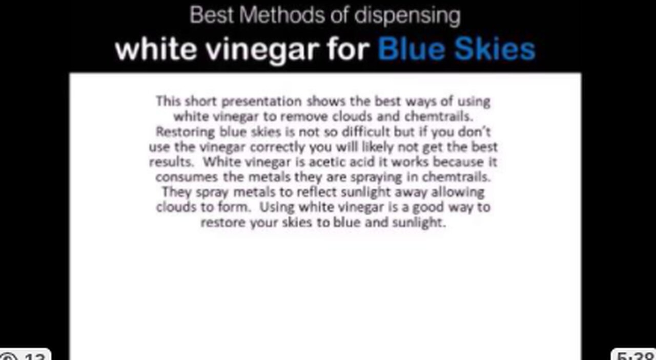 ~WHITE...VINEGAR FOR...BLUE...SKIES...&...IT...SKILLS BED BUGS!~