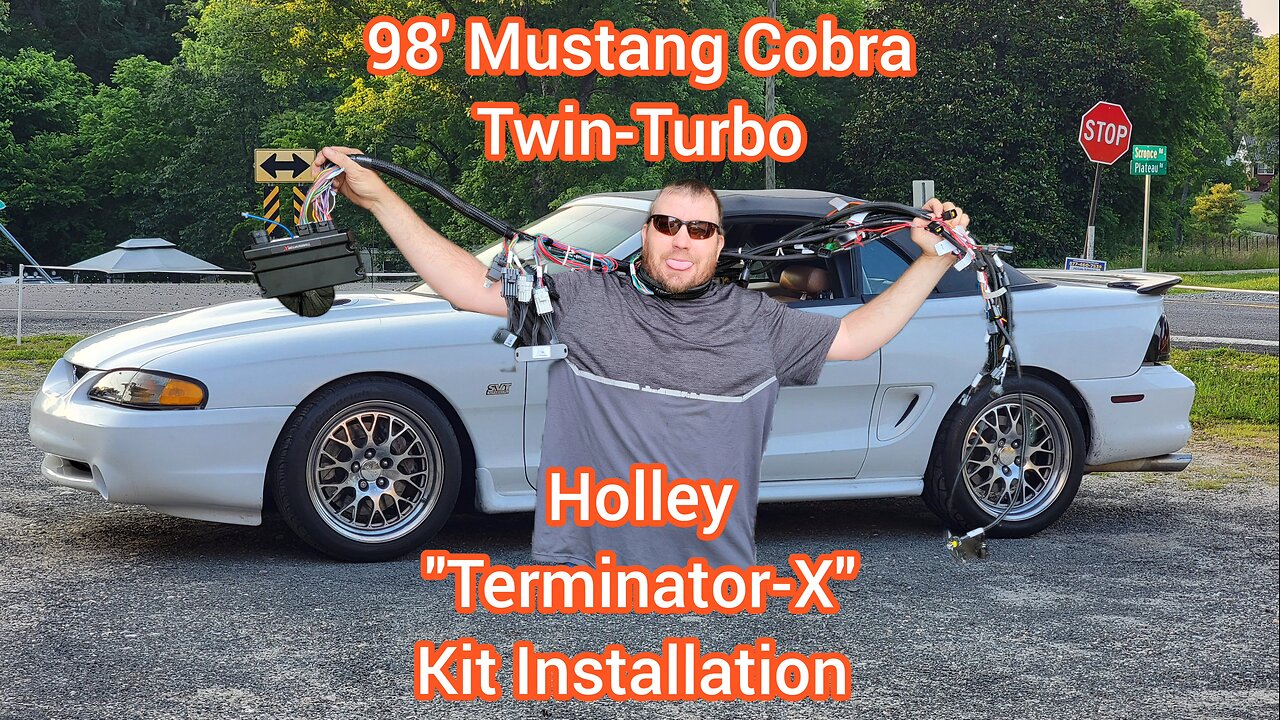 98' Mustang Cobra (Twin-Turbo) Holley Terminator-X Stand-alone Kit Install Walk-through & Testing