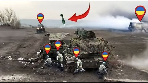 Here's What Happened When Ukrainian Tank Convoy Retreated According to Russian Su-34 FAB-3000