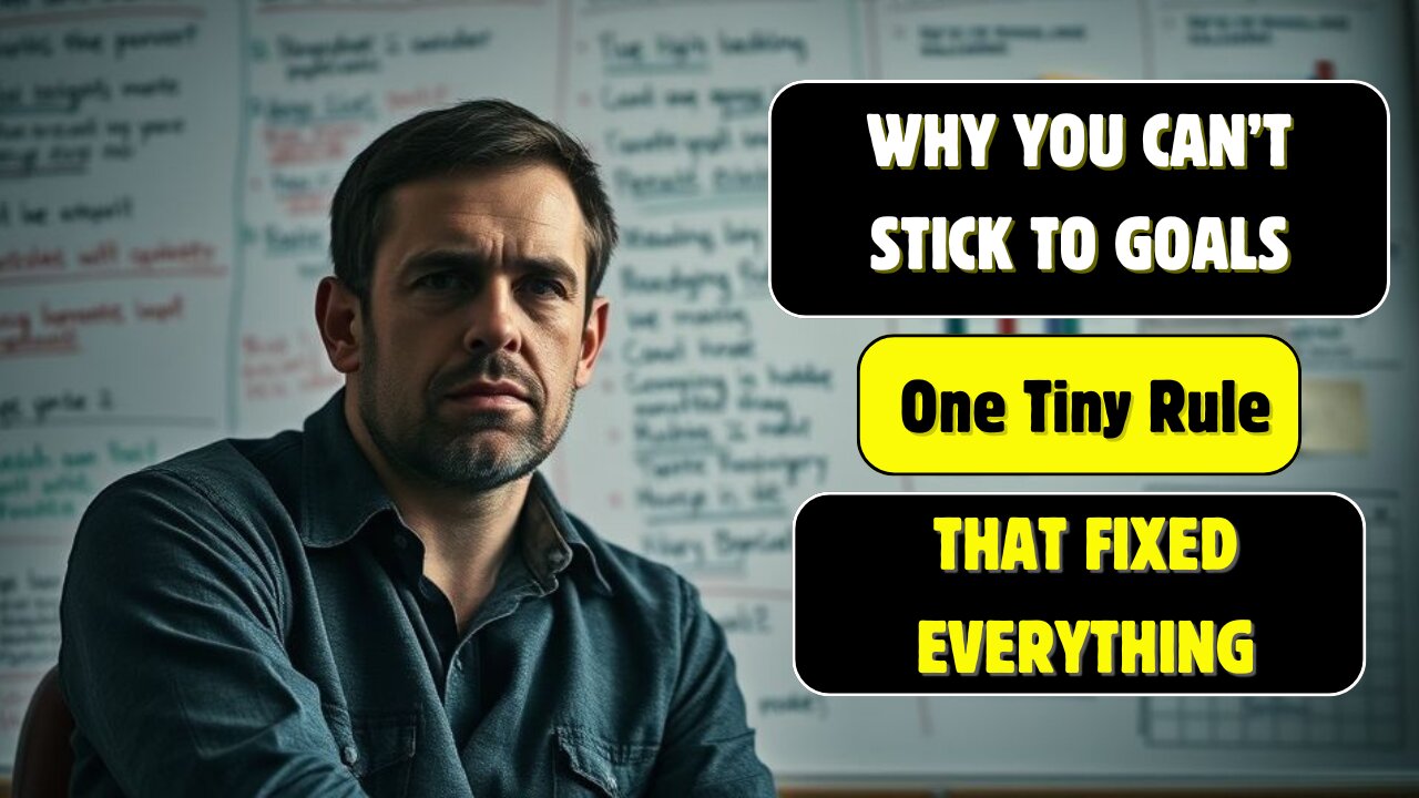 Why Most People Fail at Their Goals (And One Rule That Finally Worked)