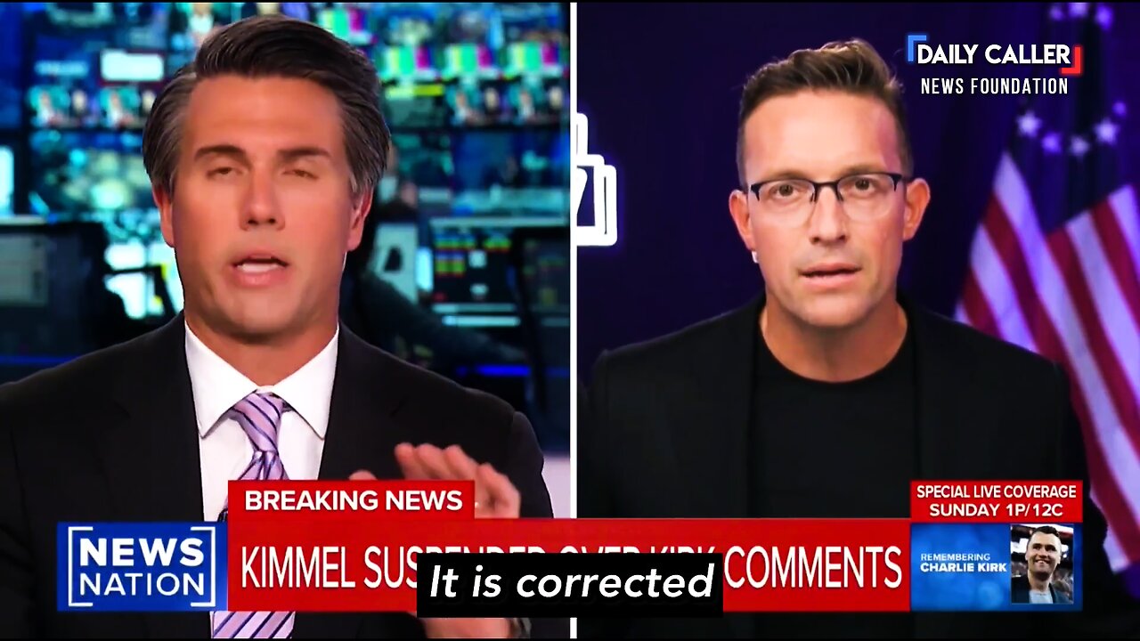 Benny Johnson FORCES News Nation Host to Correct LIVE On-Air
