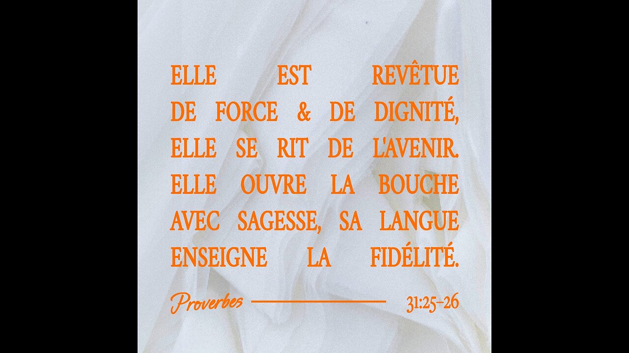 Femme Vertueuse Proverbes 31