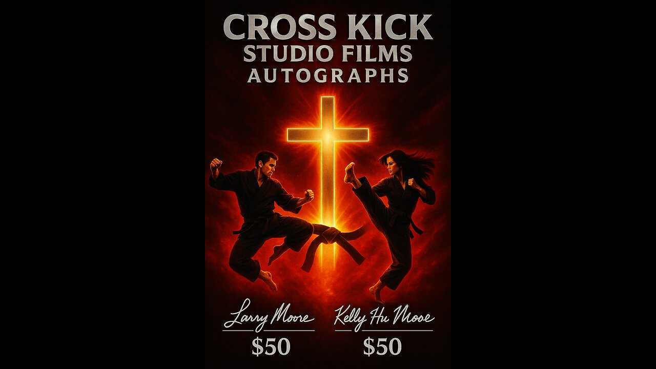 Cross kick Studio Films Autographs