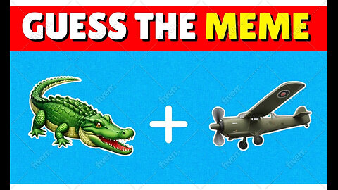 Guess the Italian Brainrot meme by Emoji? ✈️🐊