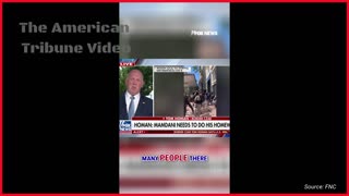 Border Czar Tom Homan Goes Scorched Earth on NYC Socialist Zohran Mamdani