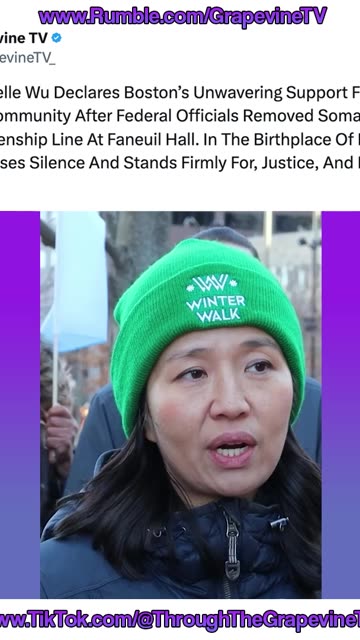 Mayor Wu Affirms Boston’s Support For Somali Americans After Line Removal At Faneuil Hall.