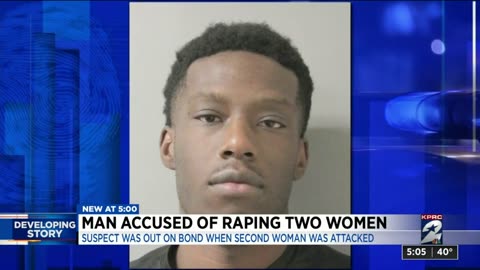 Black rape suspect was out on bond when another woman was attacked