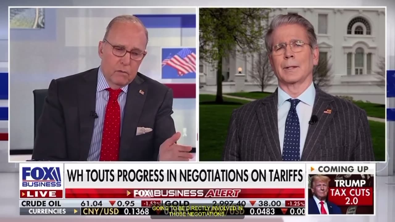 Scott Bessent says up to 70 countries have contacted Trump to negotiate tariffs
