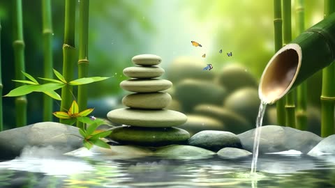 Peaceful Piano & Water Sounds | Relaxing Sleep Music for Deep Rest, Meditation & Stress Relief