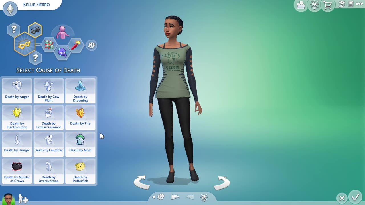 Sims 4 Life and Death Gameplay CAS