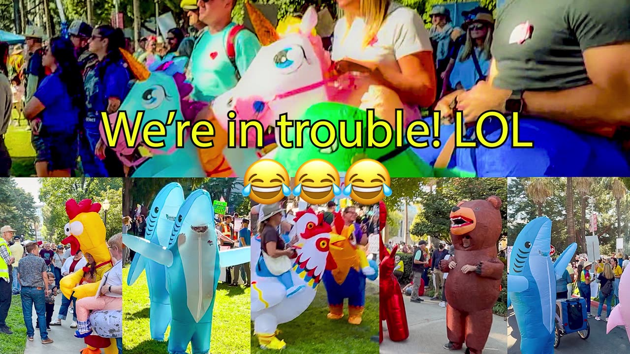 What I Saw While Covering The No Kings Protest. I Think We’re In Trouble, LOL