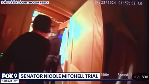 The moment police arrested MN Senator Nicole Mitchell (D) for first-degree burglary charges