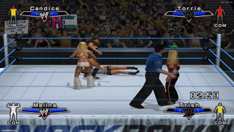 WWE SmackDown vs. Raw 2007| Torrie vs Jillian vs Candice vs Lita