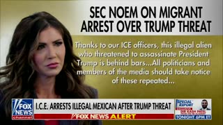 ICE has arrested an illegal who threatened to assassinate President Trump at his next rally