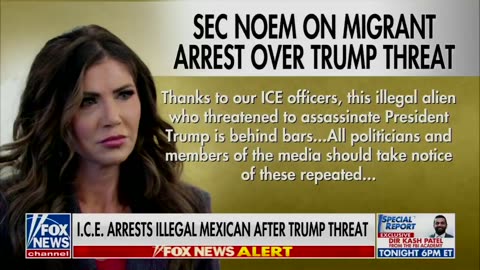 ICE has arrested an illegal who threatened to assassinate President Trump at his next rally