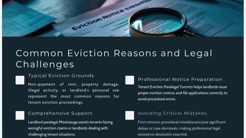 Professional Tenant Eviction Paralegal in Toronto
