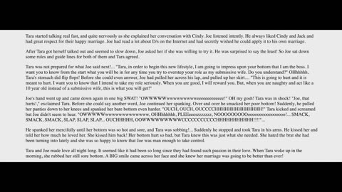 Rose's Spanking Stories - A Wife's First Spanking