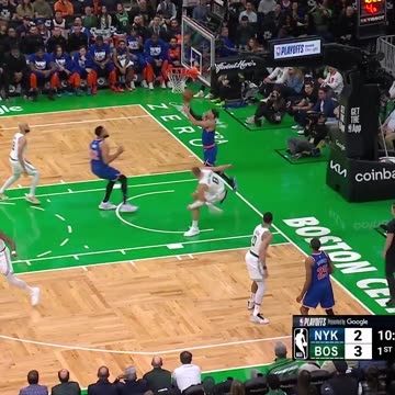 NBA - JOSH HART PUMP FAKE & REVERSE 😮‍💨 Knicks-Celtics | Game 1