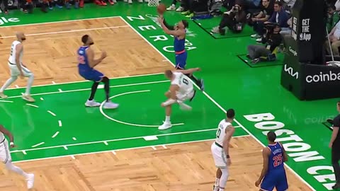 NBA - JOSH HART PUMP FAKE & REVERSE 😮‍💨 Knicks-Celtics | Game 1