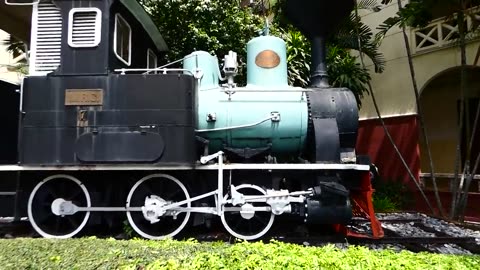 Retired Thailand Steam Locomotive