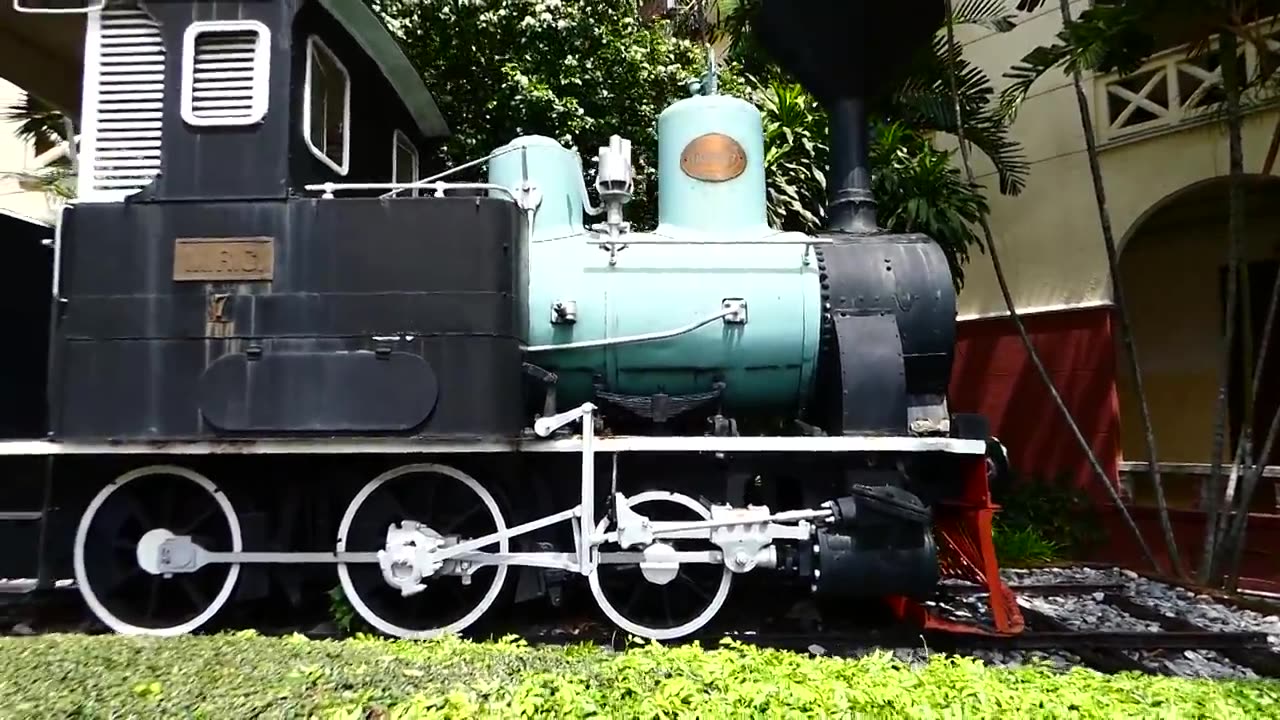 Retired Thailand Steam Locomotive