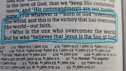 1 John 5:4-5