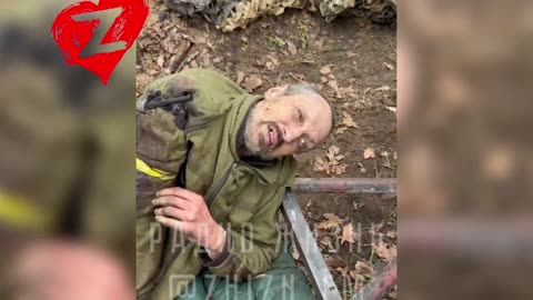 This is how ukrops have to surrender so that they don't catch a FPV to their head