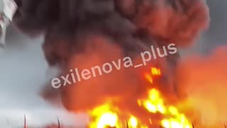 🔥 Consequences of the UAV attack on the oil terminal in Adler, Russia!