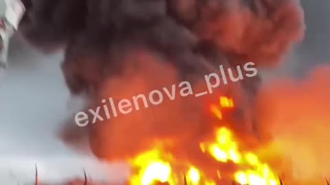 🔥 Consequences of the UAV attack on the oil terminal in Adler, Russia!