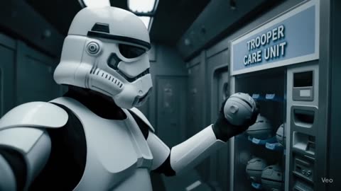 Back At It. Limited. #ai #veo3 #stormtrooper #starwarsfan #starwars #vlogger #jeffthestormtrooper #d