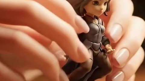 “Cinematic 3D Figurine Showcase | Collectible Toy Animation in CinemaScope”
