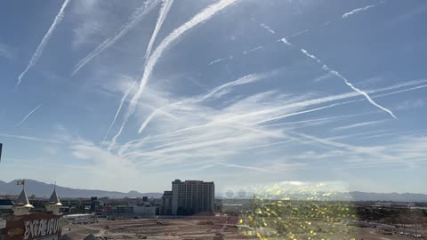 Interesting Nevada Sky Morning Checking Out the Tropicana Lot Rescape