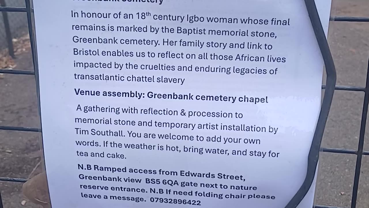 Fanny Coker memorial meeting at mortuary chapel