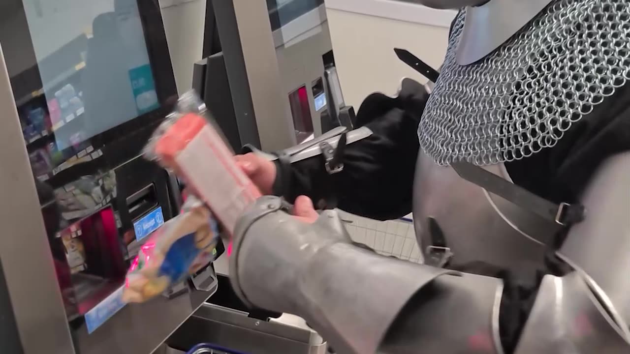 Sir Knight Goes on a Shopping Trip