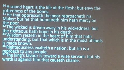 Proverbs for Understanding (Proverbs 14) 5/18/25