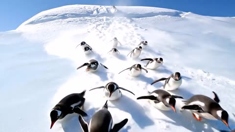 Penguin Iceberg Derby: The Coolest Race on Earth! 🐧❄️