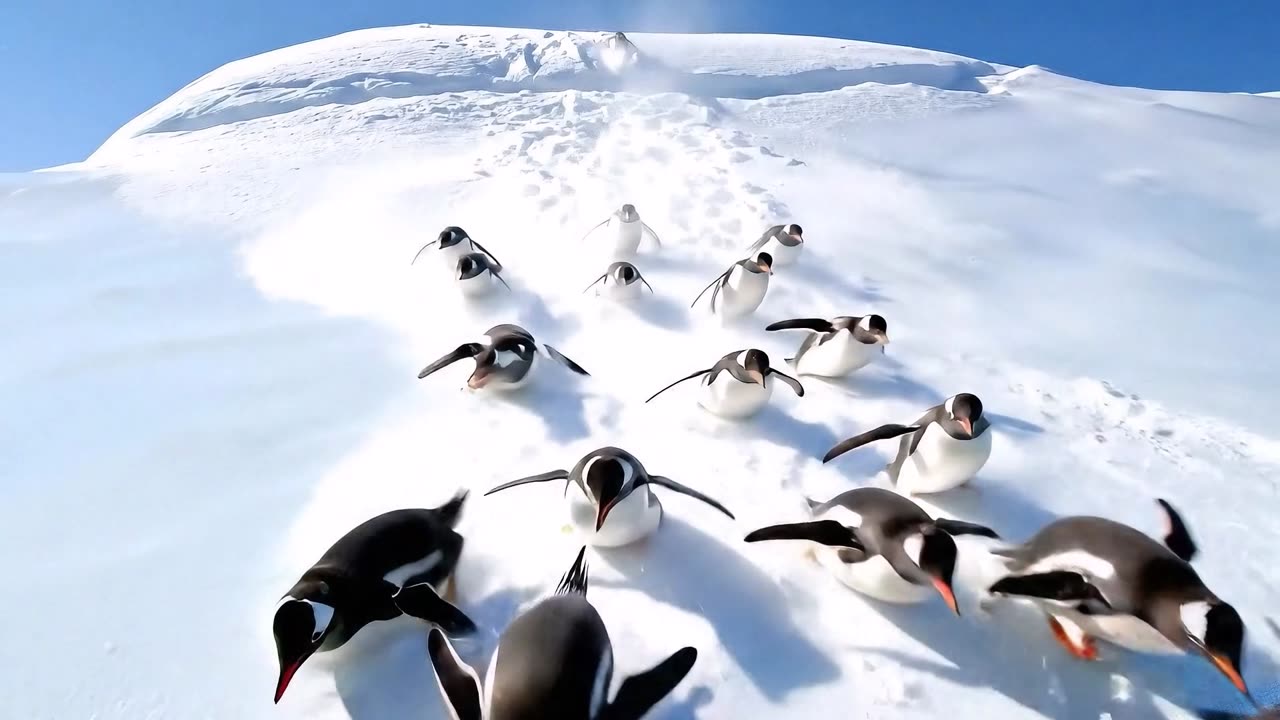Penguin Iceberg Derby: The Coolest Race on Earth! 🐧❄️