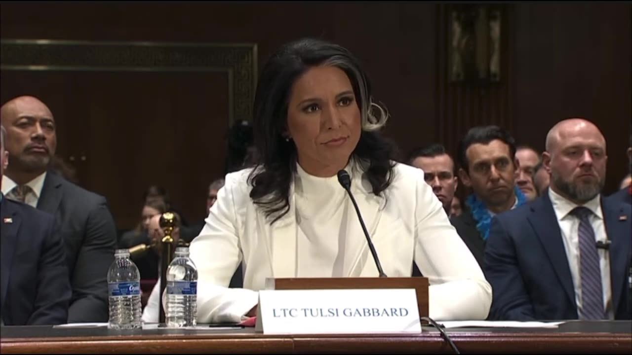 Tulsi Gabbard faces senators to become Trump's DNI