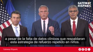 Robert F. Kennedy Jr. anuncia la eliminación de la vacuna COVID para niños sanos.