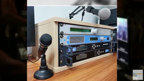 FMUSER 8U Rack Rails with M6 Rack Mount Screws and Cage Nuts Set for DIY Server
