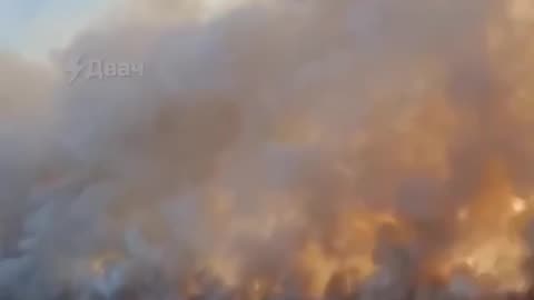 Insane Wildfires Near Rostov-on-Don