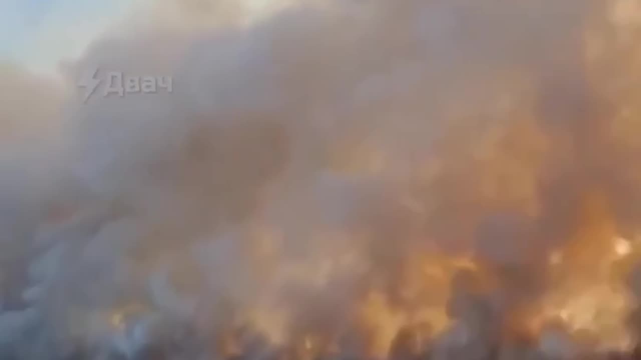Insane Wildfires Near Rostov-on-Don