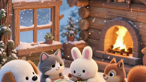 Funny animal celebration party 🎉